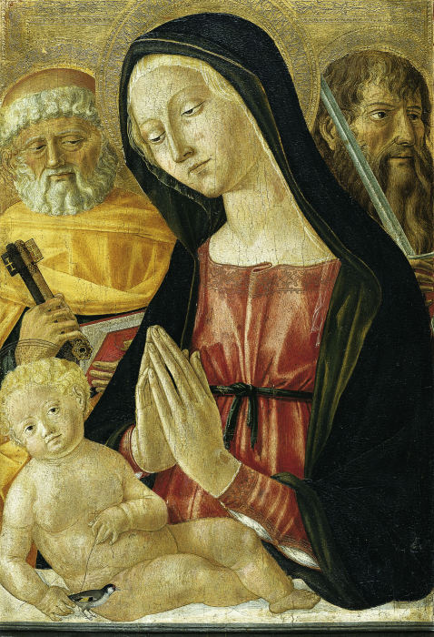 Virgin and Child with Saints Peter and Paul od Neroccio di Bartolomeo di Benedetto de' Landi
