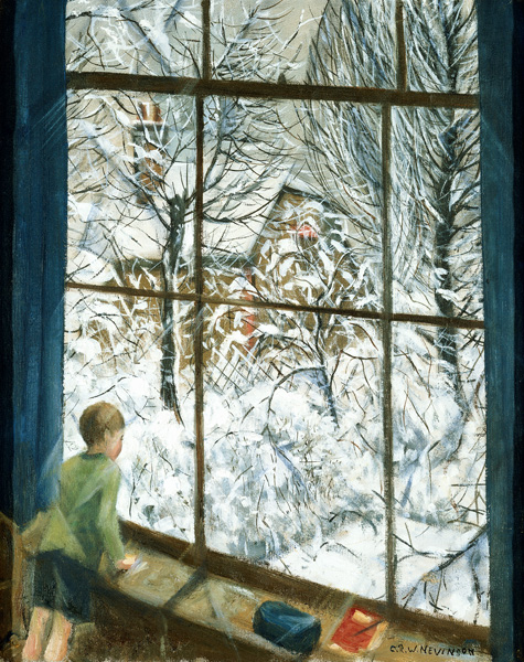 Blick in den Schnee od Christopher R.W. Nevinson