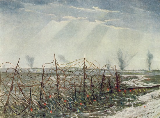 From a Front Line Trench, from British Artists at the Front, Continuation of The Western Front od Christopher R.W. Nevinson
