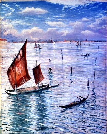 Venice from the Lido od Christopher R.W. Nevinson