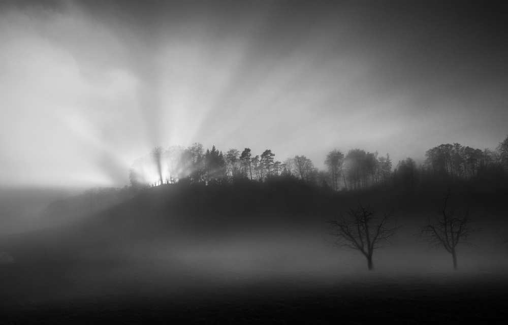 The sun in the fog od Nic Keller