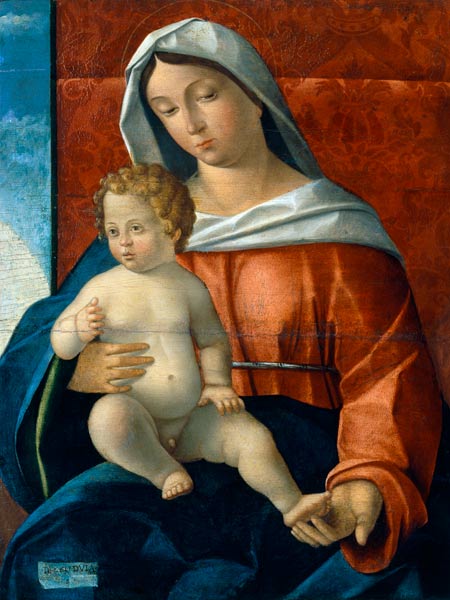 P.Duia / Mary with Child / Paint./ C16th od Niccolo  di Pietro Lamberti