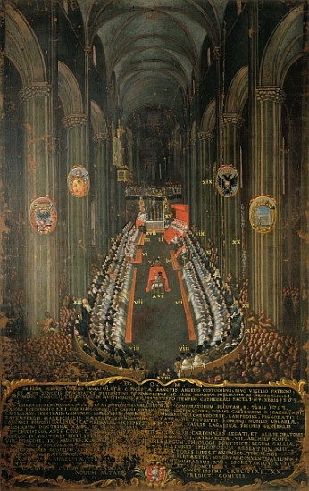 Closing session of the Council of Trent in 1563 od Niccolo Dorigati