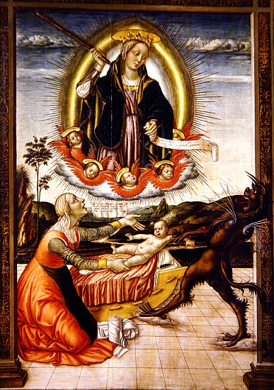 Lady of Relief (tempera on board) od Niccolo di Liberatore