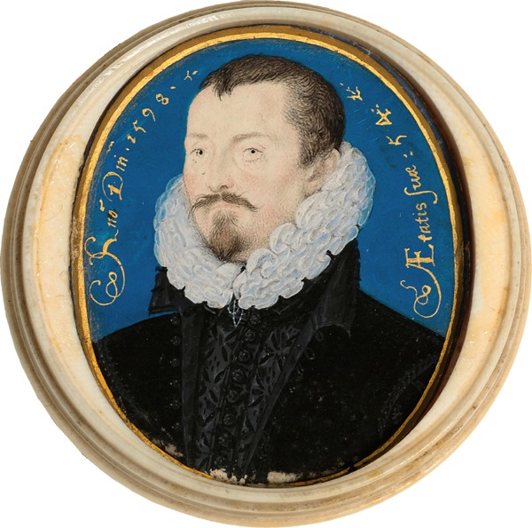 Portrait of Sir Thomas Bodley (1545-1613) od Nicholas Hilliard
