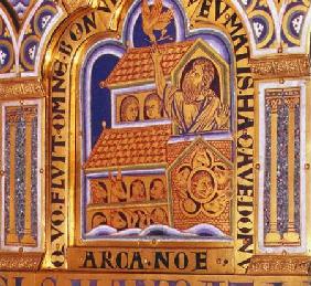 Noah and the Ark, detail of one of the 51 panels of the Verduner Altar