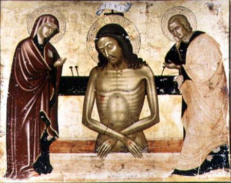 Christ Crucified with Mary and Joseph od Nicola Zafuri