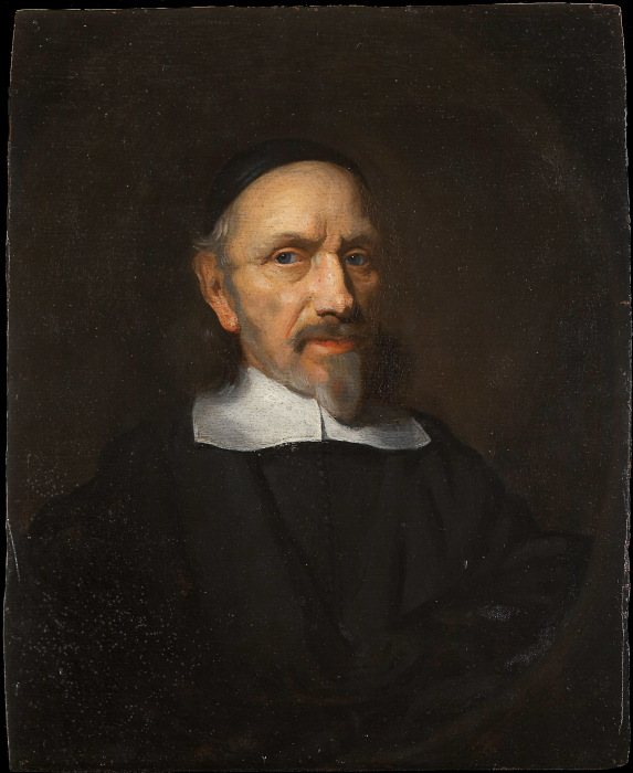 Portrait of a Man Dressed in Black od Nicolaes Maes