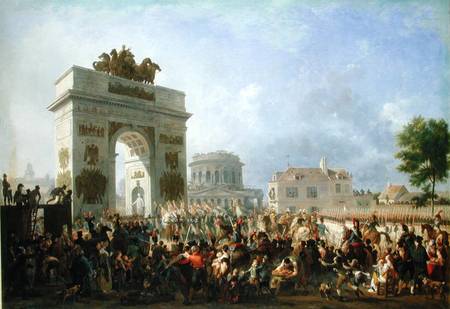 Entry of the Imperial Guard into Paris at the Barriere de Pantin, 25th November 1807 od Nicolas Antoine Taunay