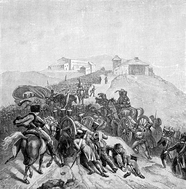 The French Army Crossing the Sierra de Guadarrama on December 1808 od Nicolas Antoine Taunay