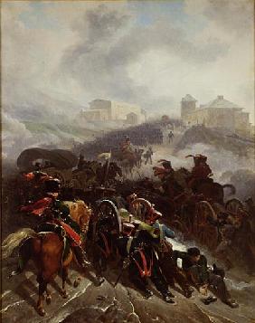 The French Army Crossing the Sierra de Guadarrama, Spain, December 1808