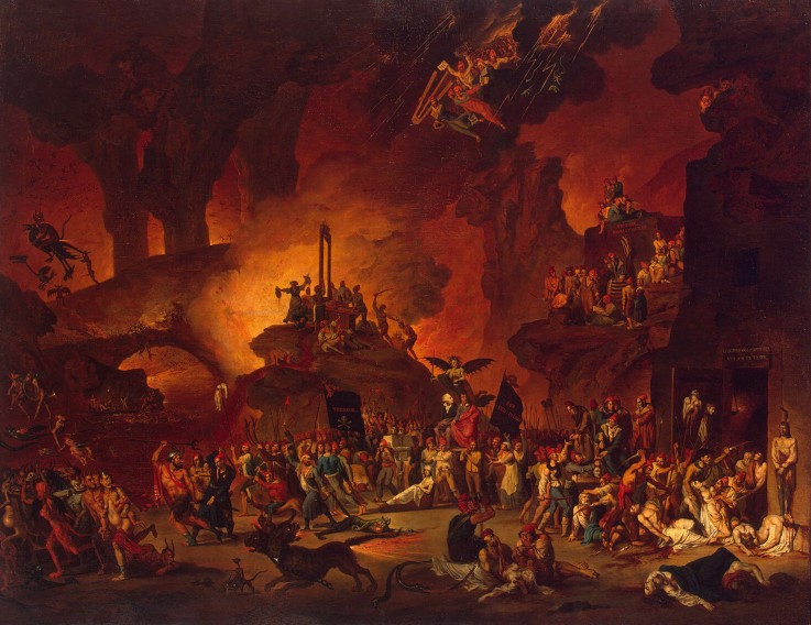 Triumph of the Guillotine od Nicolas Antoine Taunay