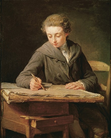 The young draughtsman, Carle Vernet od Nicolas-Bernard Lepicie