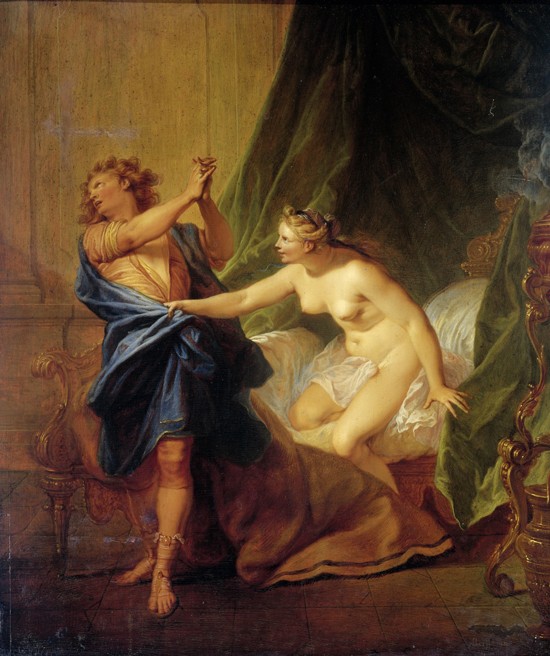 Joseph and Potiphar's Wife od Nicolas Bertin