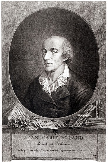 Jean Marie Roland de La Platiere (1734-93) od Nicolas Colibert