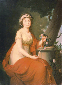 Bildnis der Herzogin T. Jusupova. od Nicolas de Courteille