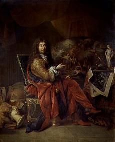 Charles Le Brun, first painter of the king od Nicolas de Largillière