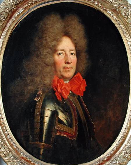 Pierre de Montesquiou (1645-1725) Count of Artagnan, Governor of Arras od Nicolas de Largilliere