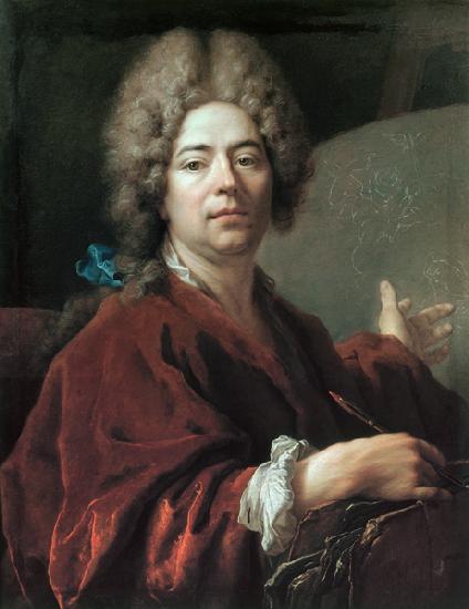 Nicolas de Largillière, Selbstbildnis