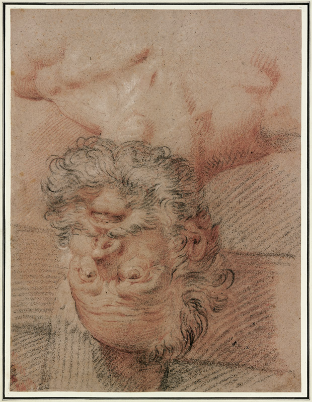 Kopf des Petrus aus Rubens Kreuzigung Petri od Nicolas Guibal
