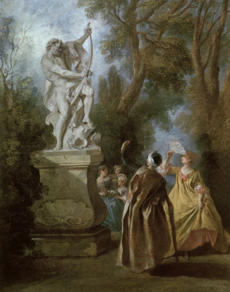 N.Lancret, Der Perser und die Statue od Nicolas Lancret