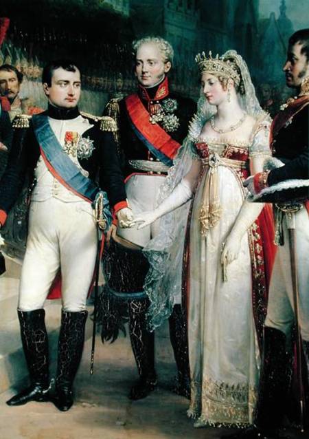 Napoleon Bonaparte (1769-1821) Receiving Queen Louisa of Prussia (1776-1810) at Tilsit, 6th July 180 od Nicolas Louis Francois Gosse