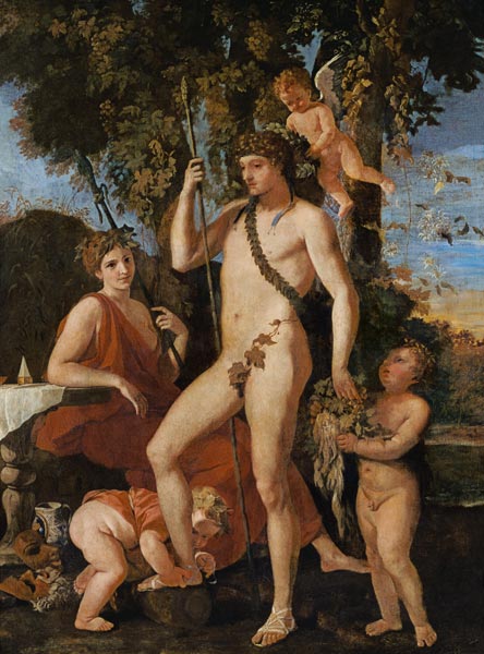 Bacchus / Dionysus od Nicolas Poussin