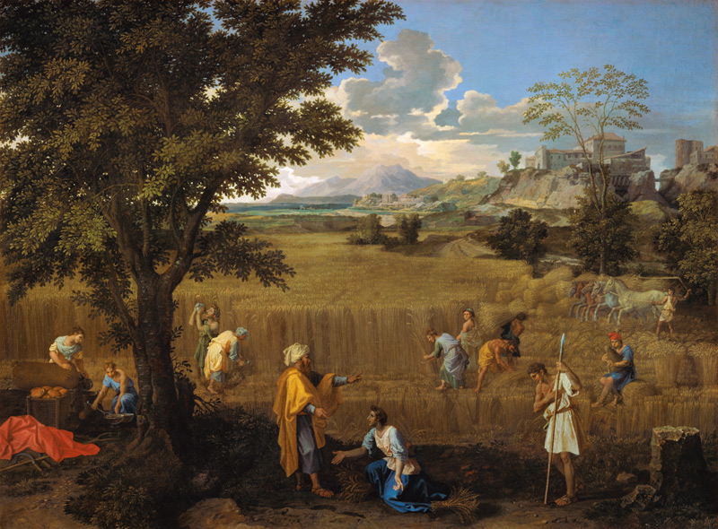 The summer (or: Ruth and Boos) od Nicolas Poussin