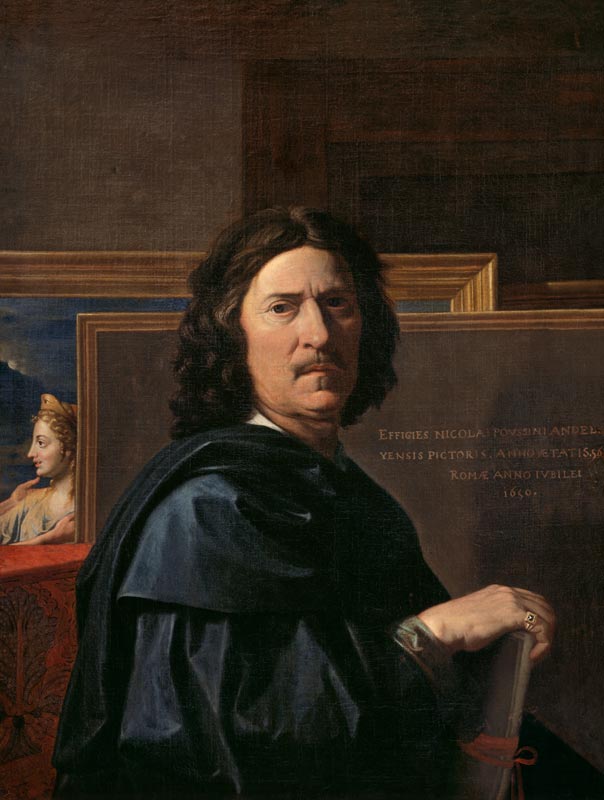 Self-portrait od Nicolas Poussin