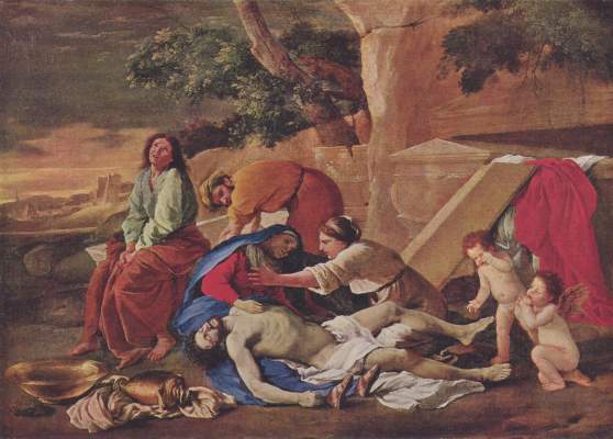 Beweinung Christi od Nicolas Poussin