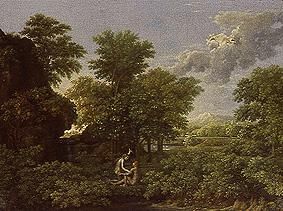 The spring (the earthly paradise) od Nicolas Poussin