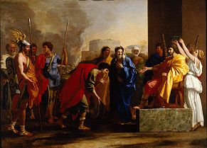 The major part courage of the Scipio. od Nicolas Poussin