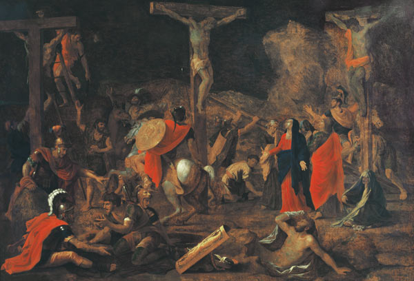 Kreuzigung od Nicolas Poussin