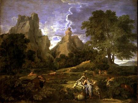 Landscape with Polyphemus od Nicolas Poussin