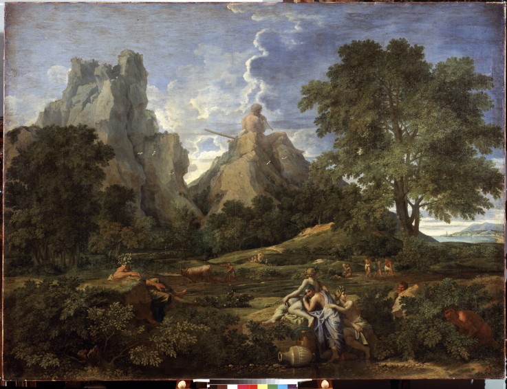 Landscape with Polyphemus od Nicolas Poussin