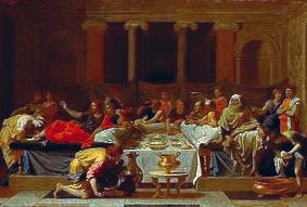 The sacrament of the busses od Nicolas Poussin