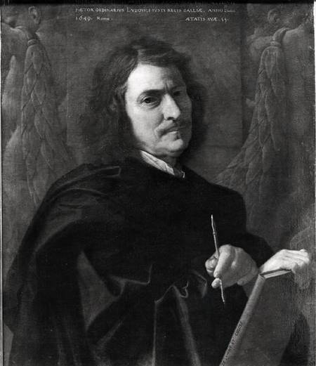 Self Portrait od Nicolas Poussin