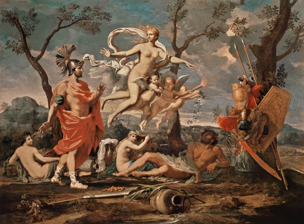 Venus Arming Aeneas od Nicolas Poussin