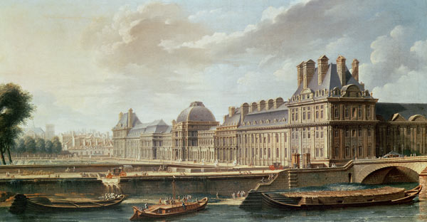 The Palace and Garden of the Tuileries od Nicolas Raguenet