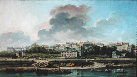 The Quay and Village of Passy in 1757 od Nicolas Raguenet