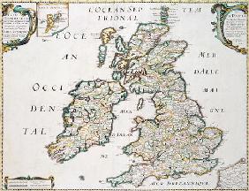 Map of Britain and Ireland, published Paris 1640 (engraving)