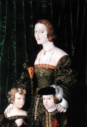 Joanna the Mad of Castille (1479-1555) and his sister