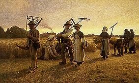 Homecoming of the harvest workers od Niels Fr. Schiottz-Jensen