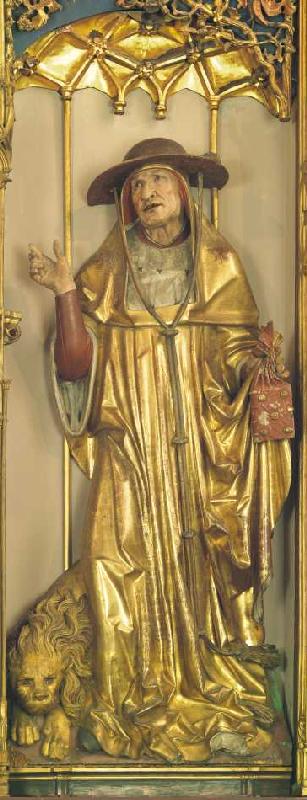 Isenheimer Altar, Detail: Der heilige Hieronymus. od Niklaus von Hagenau