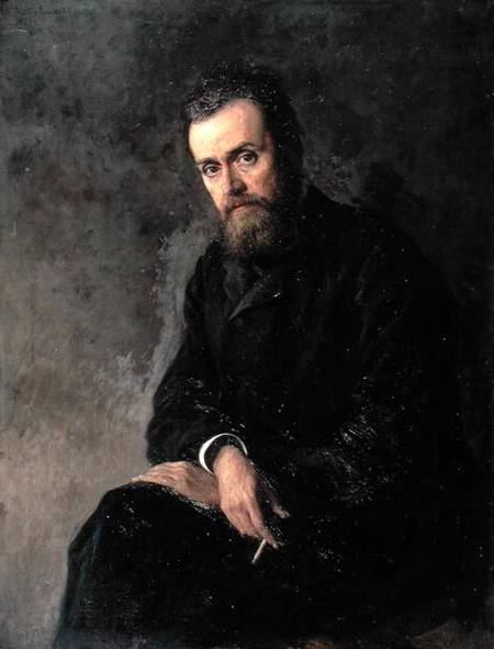 Portrait of Gleb I. Uspensky (1843-1902) od Nikolai Aleksandrovich Yaroshenko
