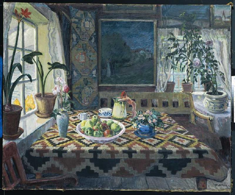 Living room in Sandalstrand. od Nikolai Astrup