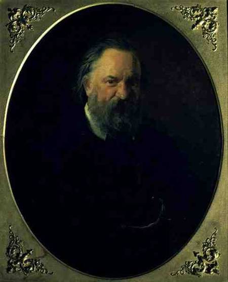 Portrait of Aleksandr Ivanovich Herzen (1812-70) od Nikolai Gay