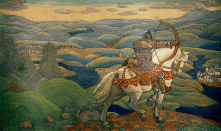  Ilya Muromets od Nikolai Konstantinow. Roerich