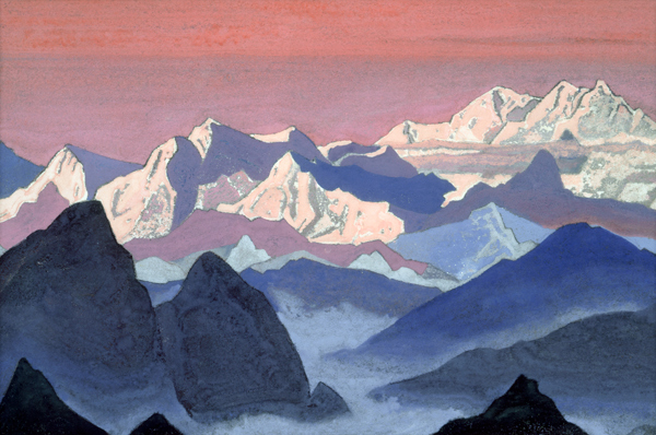Kangchenjunga od Nikolai Konstantinow. Roerich