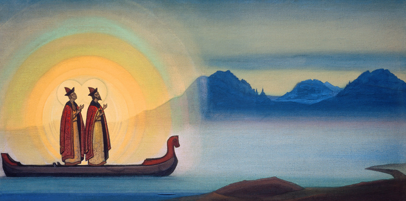 The Saints Boris and Gleb od Nikolai Konstantinow. Roerich